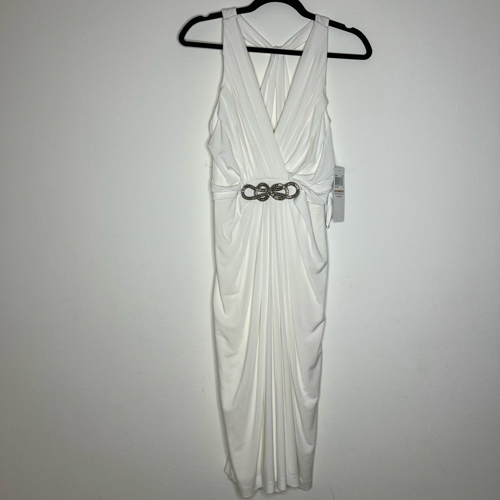 London Times White cocktail dress